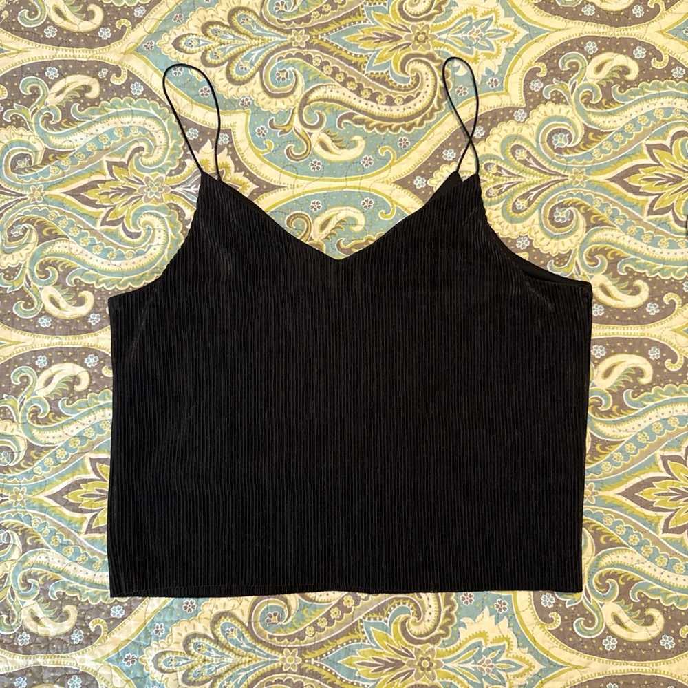 Cotton On Black Crop Top Size S